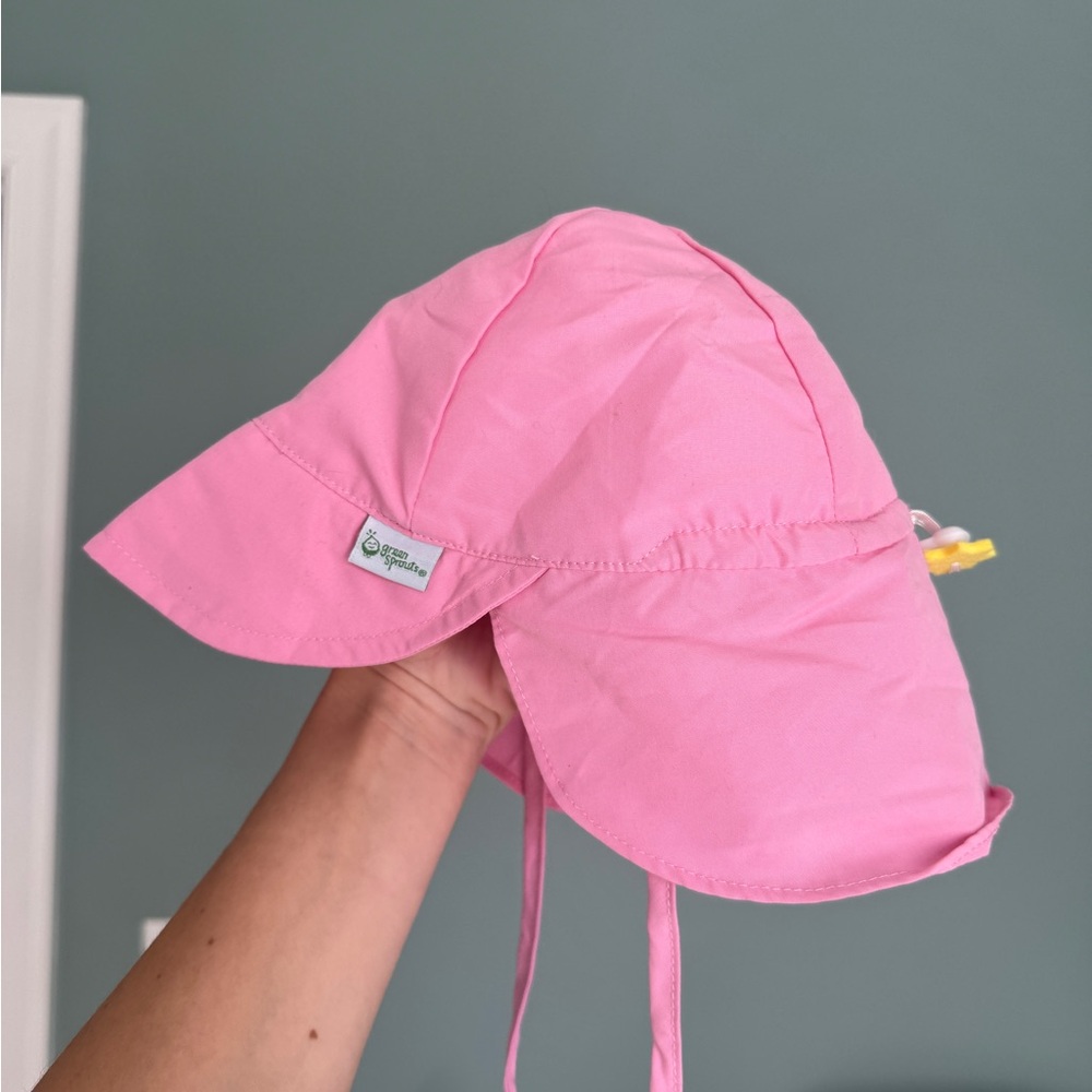 Green Sprouts Unisex Baby Breathable Flap Hat